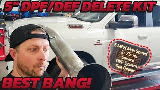 6.7 Cummins DPF/DEF Problems Delete It With Dynovox 5" Exhaust.