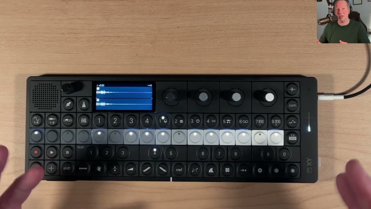 OP-XY - Brain Drum Kit Pattern Flip
