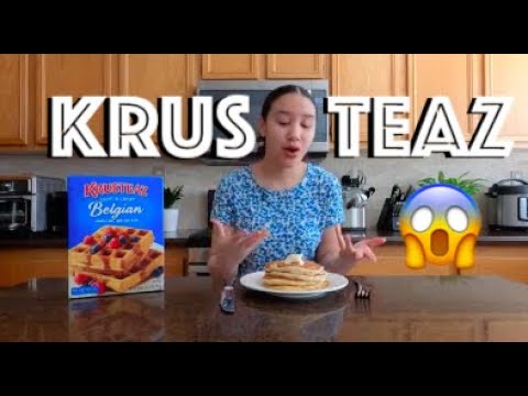 Pancakes Using Krusteaz WAFFLE Mix?! | N.K. Cookery
