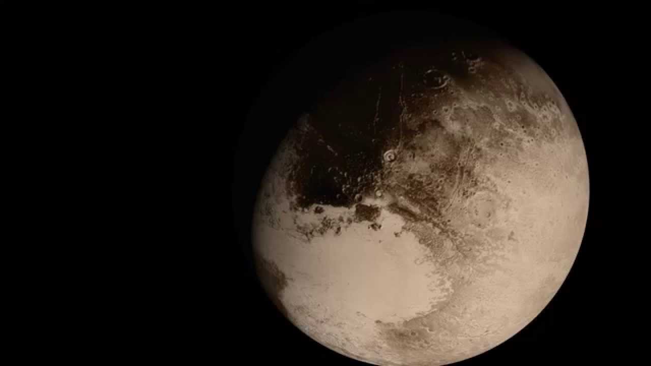 Flying Past Pluto