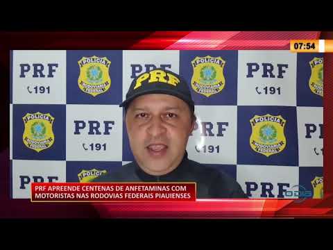 PRF apreende metanfetaminas usada por motoristas em rodovias federais no PiauiÌ 23 09 2020