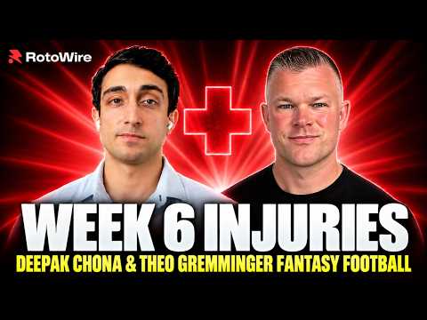 Thumbnail for Week 6 Fantasy Football Injury Report: HUGE Updates! Who's IN & Who's OUT?