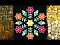 Rangoli Designs Rangoli Kolam Rangoli Kolangal Rangoli Design With Dots Rangoli Simple Rangoli Art