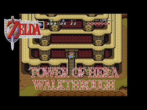 Tower of Hera / Mountain Tower Dungeon Walkthrough - The Legend of Zelda A Link to the Past