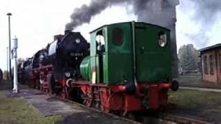 preview picture of video 'Dampflok  BR 50 3610-8 ( 2 ) Salzwedel  23.10.2010'