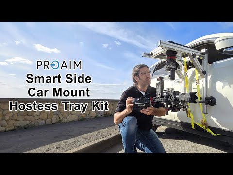 Proaim Smart Side Camera Car Mount Hostess Tray Kit