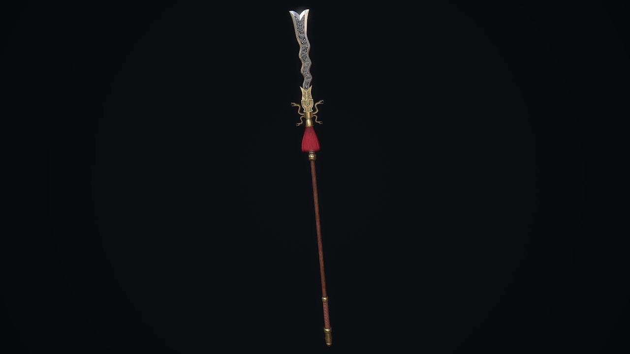 Serpent spear 3D Model