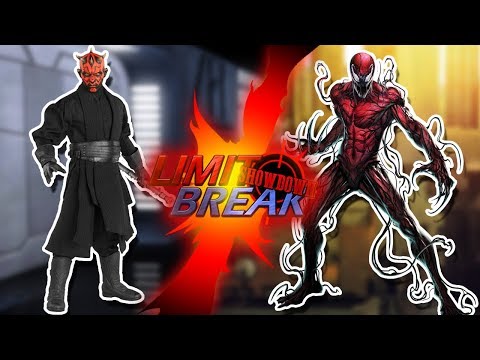 Darth Maul VS Carnage (Star Wars VS MARVEL) | Limit Break: Showdown