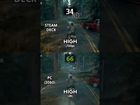Days Gone PC VS Steam Deck!
