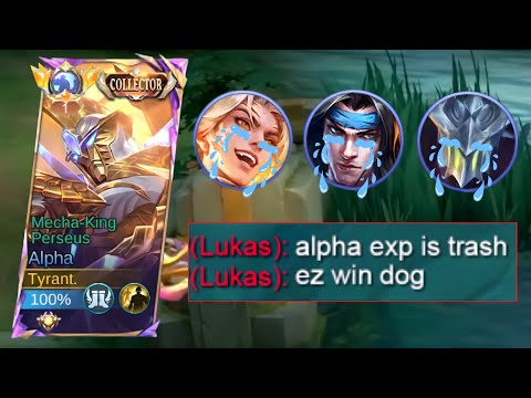 85% AUTO DELETE THIS NEW ALPHA TRUE DAMAGE BUILD WILL DESTROY EVERY EXP HEROES!! - Mobile Legends