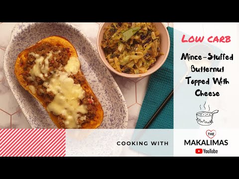 Stuffed Butternut Squash with Beef Mince | Healthy...