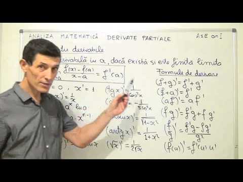 Mathematical Analysis - First year of college - Partial derivatives - differentiable functions - ...