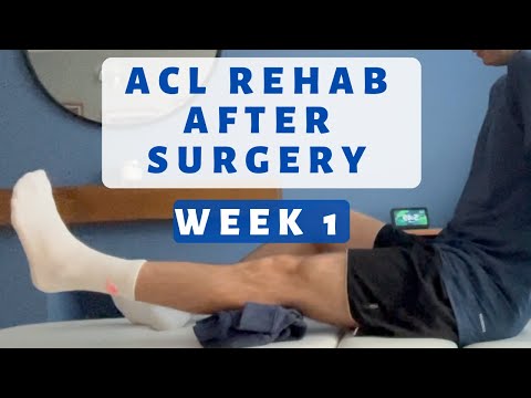 Acl Surgery Recovery Routine for Legs and Rehabilitation