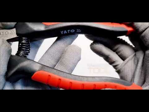 Кусачки для злому і різання керамічної плитки YATO: L= 200 мм, різець ?= 13х 6 мм, t= 1 мм [6/36]