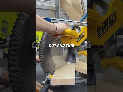 Miter Saw Trick to Cut More Degrees #woodworkingtips