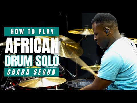 Shaba Segun Plays African Drum Solo - Live at Drum Quarters