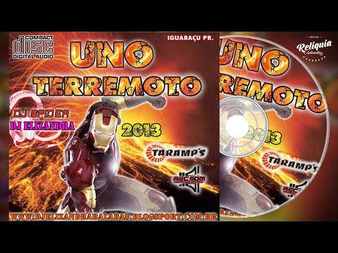 CD UNO TERREMOTO PANCADÃO AUTOMOTIVO - DJ SPIDER & DJ ELIZANDRA