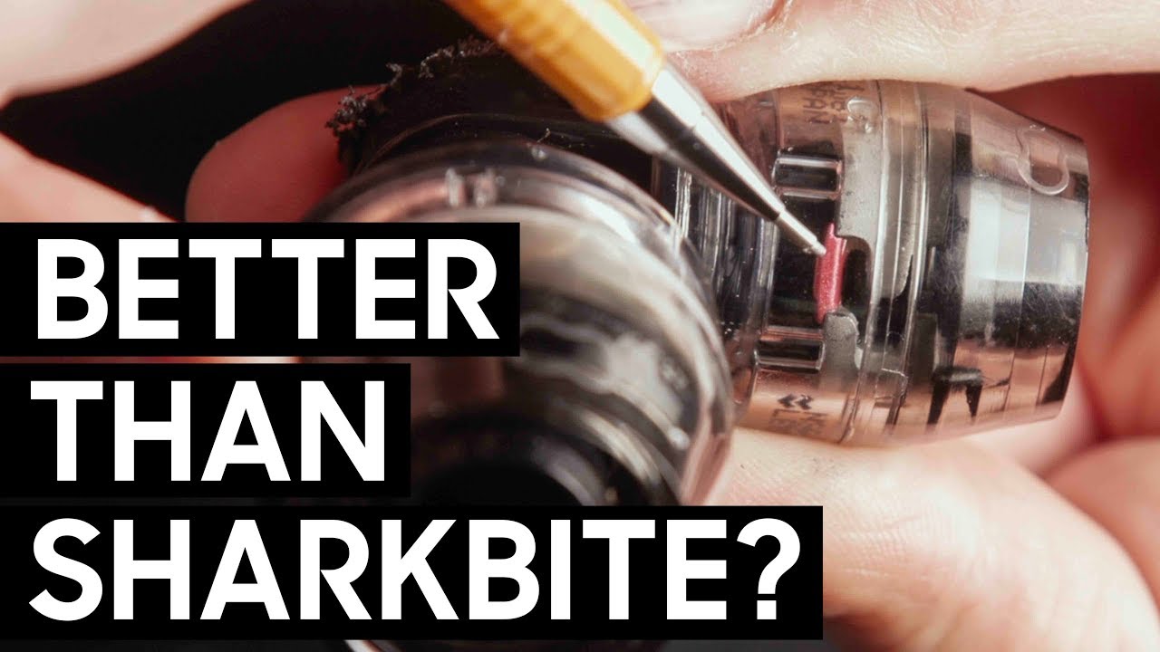 Watch video Is this new Plumbing PTC connection BETTER than a Sharkbite Now Is this new Plumbing PTC connection BETTER than a Sharkbite