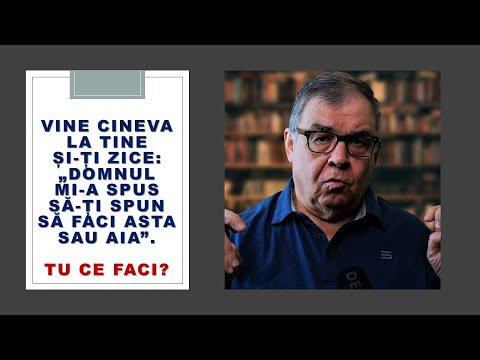 PC(218)Vine cineva la tine si zice ”Domnul mi-a spus sa-ti spun sa faci asta sau aia”. Tu ce faci?