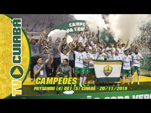 Paysandu (4) 0x1 (5) Cuiabá - Campeão da Copa Verde - 20/11/2019