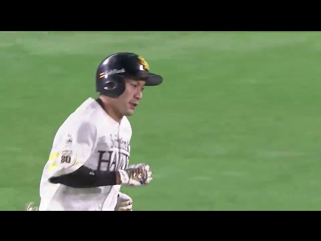 【8回裏】とどめを刺す!! ホークス・柳田 左中間スタンドに28号HR!! 2018/8/25 H-L