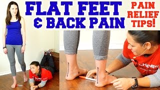 Flat Feet & Back Pain! Easy Exercise for Foot Pain, How to Fix Flat Feet & Bunions