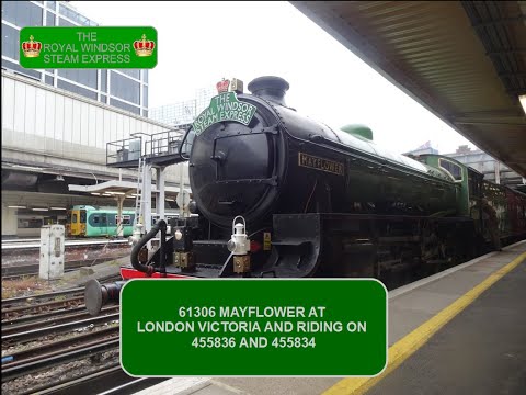 61306 Mayflower with the Royal Windsor Steam Express