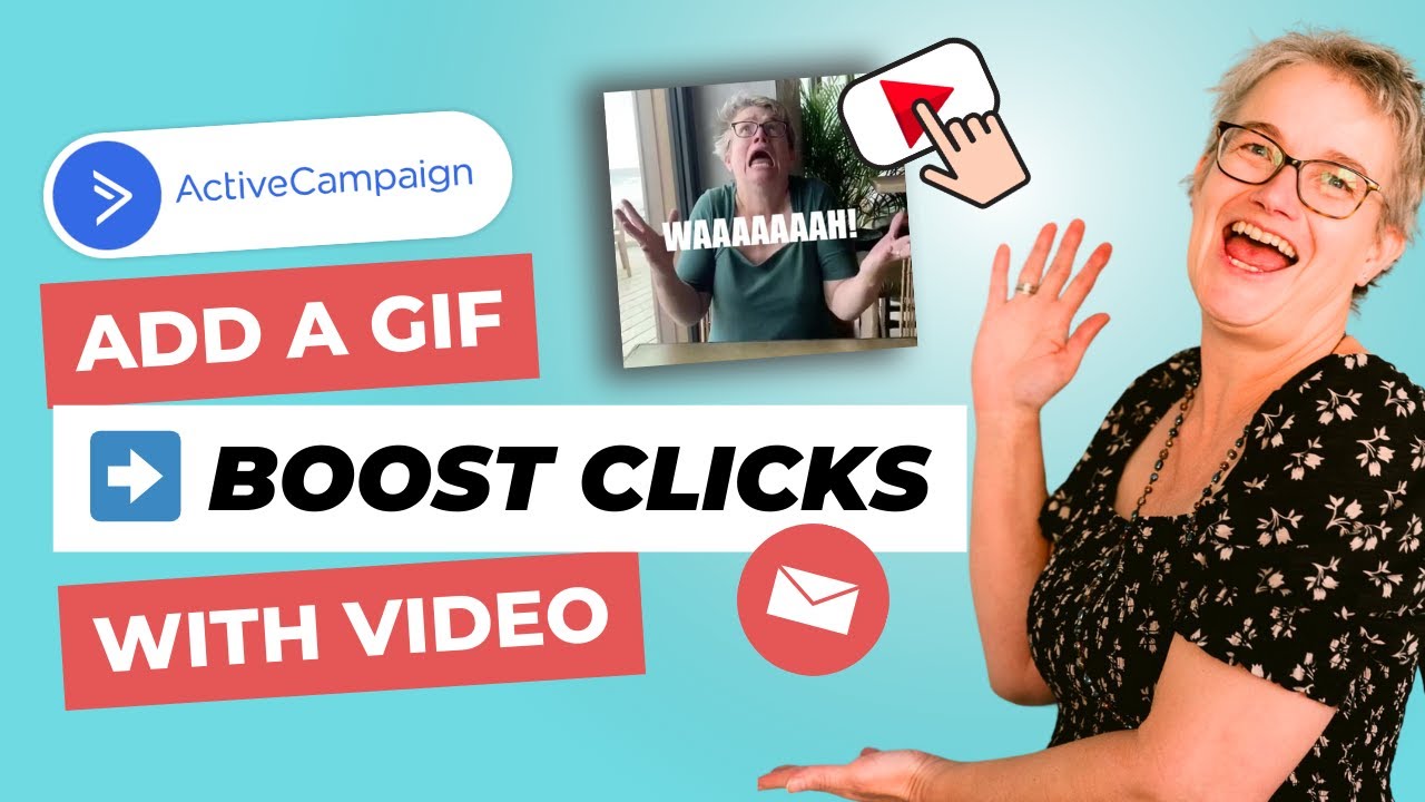How to add GIFs in ActiveCampaign Emails - Get more CLICKS with VIDEO