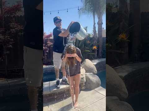 Would you do this CHALLENGE?? #icebucketchallenge #shorts
