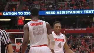 preview picture of video 'SYRACUSE'S RAKEEM CHRISTMAS HIGHLIGHTS VS WAKE FOREST'