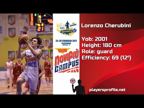 Players Profile: Lorenzo Cherubini (Novipiu') Moncalieri 2017