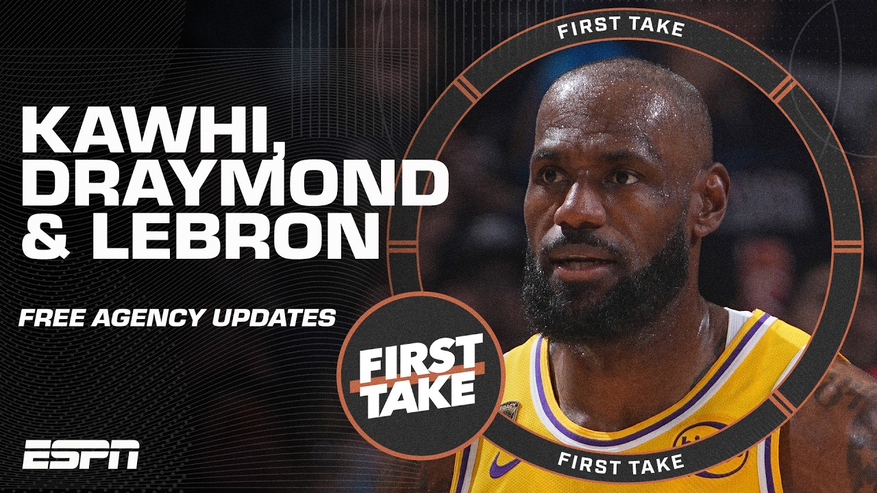 Is the Kawhi-Clippers era OVER ⁉️ + Draymond is a FREE AGENT by declining player option | First Take