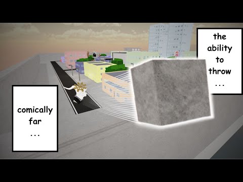 How To Throw REALLY Far With Mahoraga's Ground Pitch... | Jujutsu Shenanigans