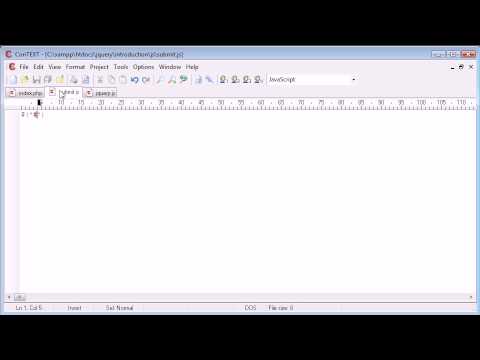 jQuery Tutorial 35 Submit