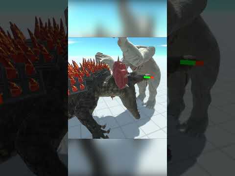 George Rampage vs Lizzie Rampage   Animal Revolt Battle Simulator #Shorts