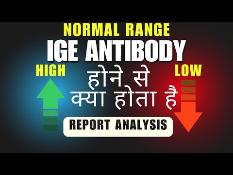 Total IgE test normal range | ige level high treatment | IgE test results range