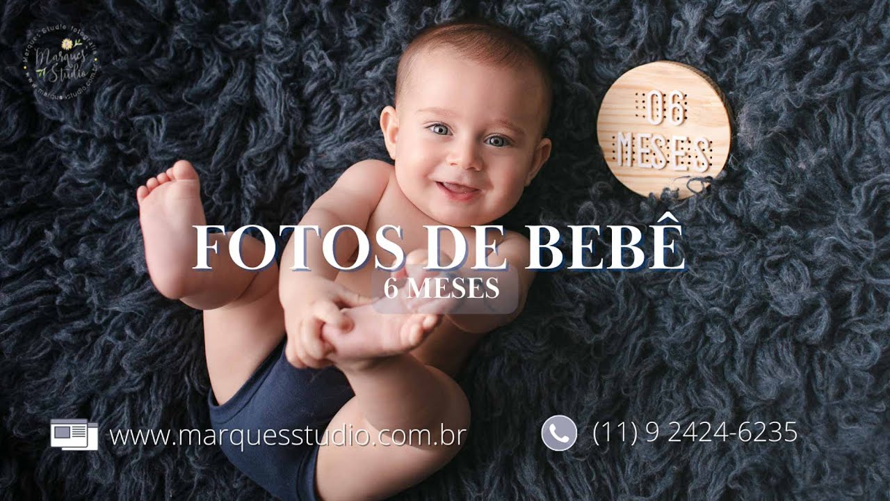FOTOS DE BEBÊ DE 6 MESES