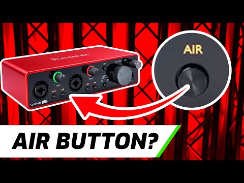 What Does The Air Button Do? | Scarlett 2i2 (3rd Gen)