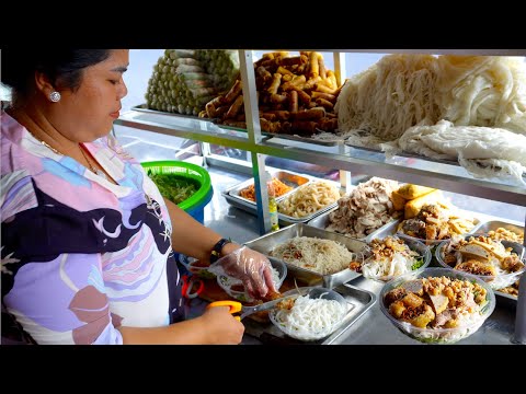 Most Popular Snack! Spring Rolls, Noodle with Pate, Bread with Pate | Cambodian Street Food