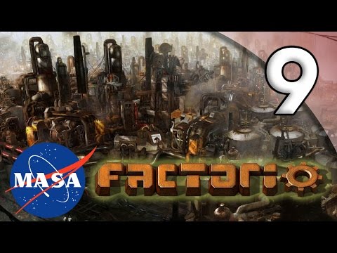 Factorio MASA [Multiplayer] - 9. Train Shenanigans - Let's Play Factorio Gameplay