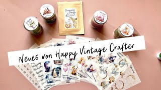 Neue Tapes & Sticker von Happy Vintage Crafter | Unboxing und erster Eindruck