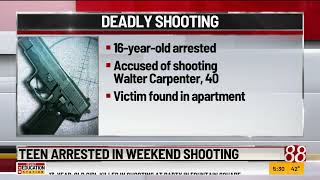 16-year-old arrested in shooting death of Marion, Indiana, man