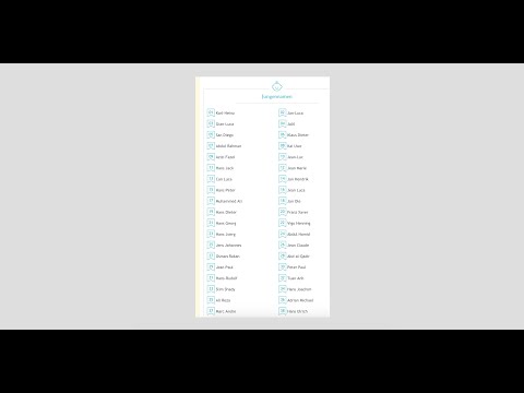 Doppelnamen für Jungen Hitliste 2020
