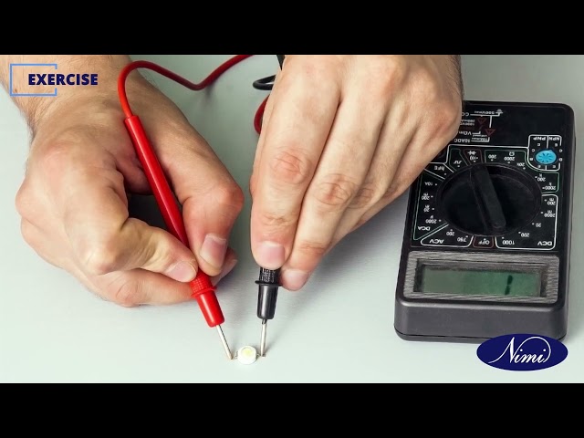 Test LED and photodiode to verify the photo emitting effect