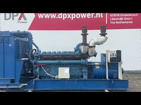 DPX Power: FG Wilson P1100E - Perkins 4008TAG2 - 1.100 kVA Genset - DPX-12358