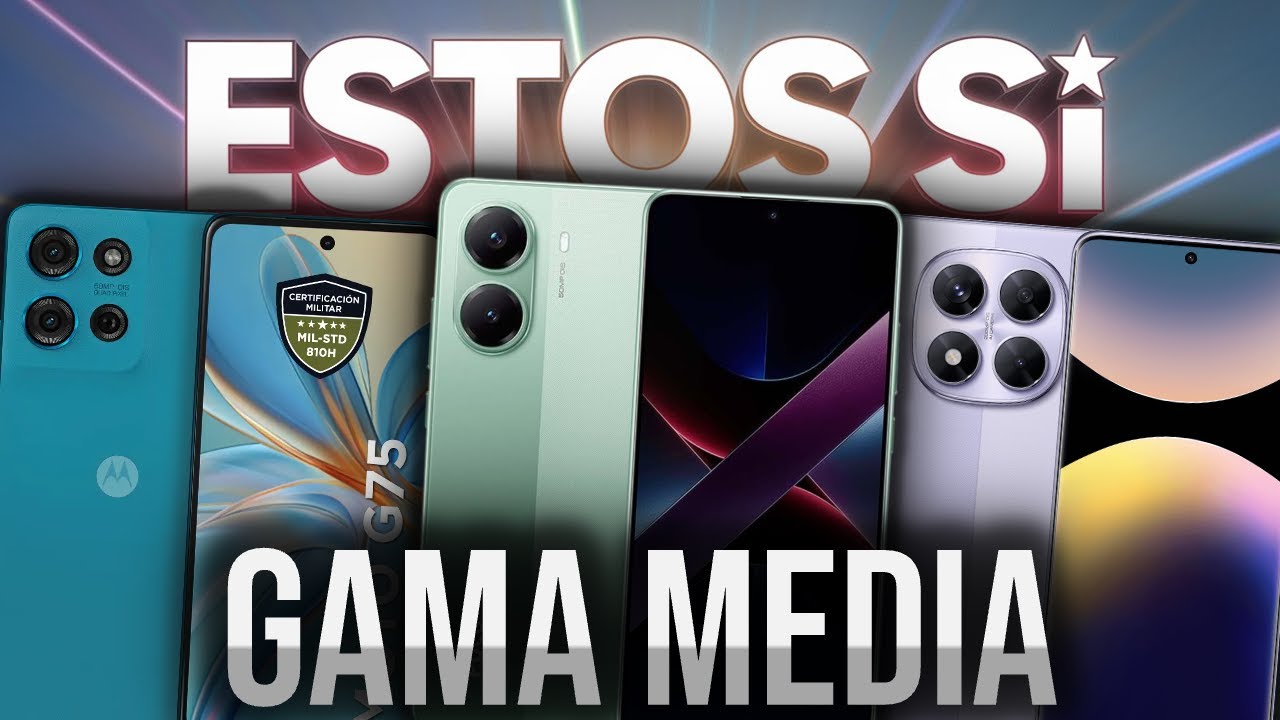Top 7 MEJORES teléfonos celulares GAMA MEDIA CALIDAD–PRECIO para COMPRAR en 2026 (y NO equivocarte)