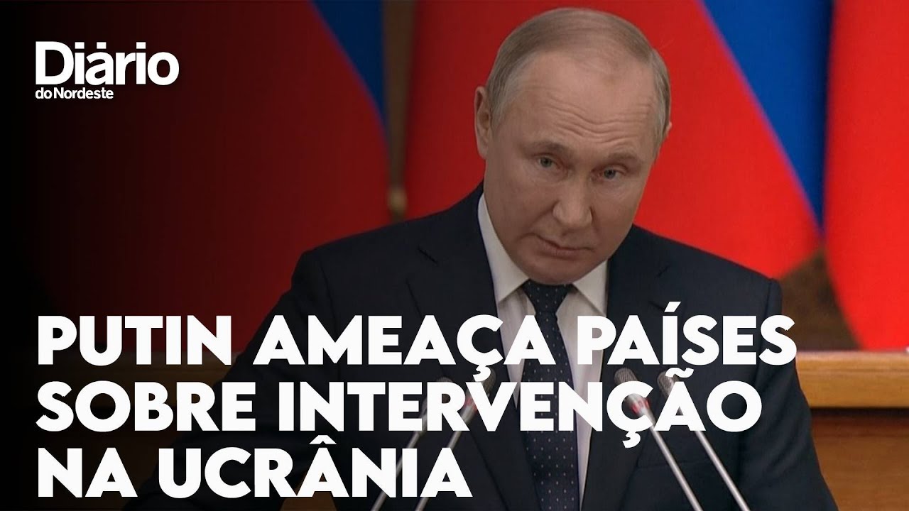Imagem da notícia: Putin adverte países sobre intervenção na Ucrânia: 'resposta será fulminante'