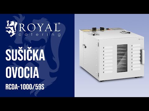 Video - Sušička ovocia - 1 000 W - 10 políc