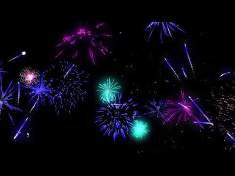 HD Fireworks. NO SOUND.  TV Background.  3 Hours