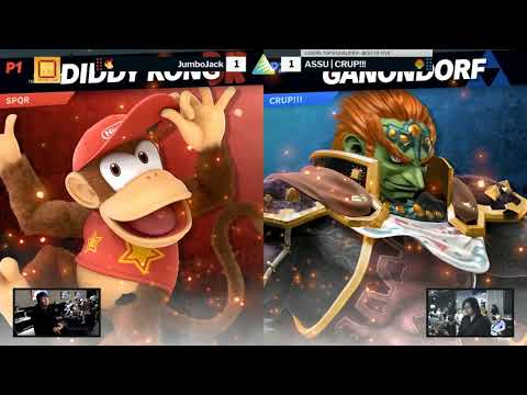 Ascension IX Top 64 Losers Top 12 - JumboJack (Diddy Kong) vs CRUP!!! (Captain Falcon/Ganondorf)